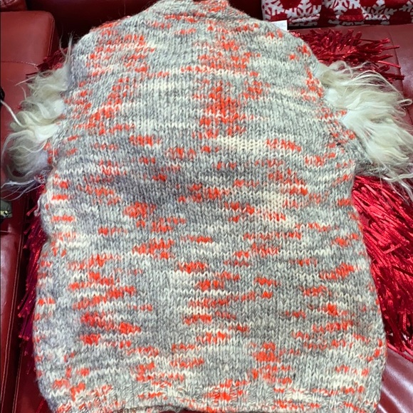 Space style fur shoulder sweater - Picture 5 of 6